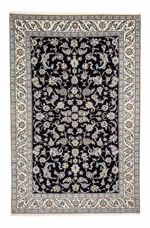 Persisk tæppe - Nain - Premium - 309 x 200 cm - mørkeblå