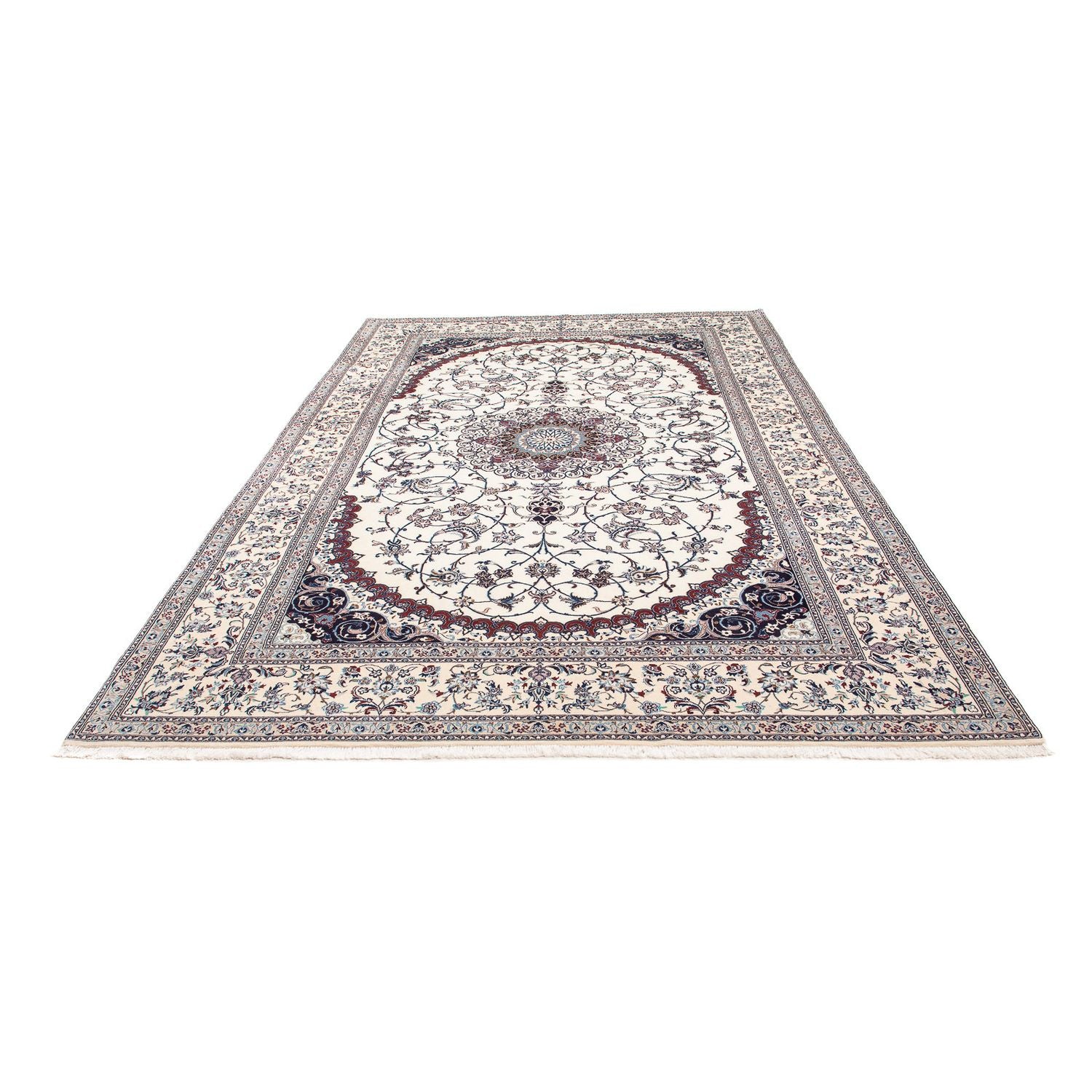 Persisk tæppe - Nain - Premium - 314 x 200 cm - beige