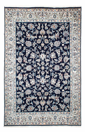 Persisk tæppe - Nain - Royal - 228 x 155 cm - mørkeblå