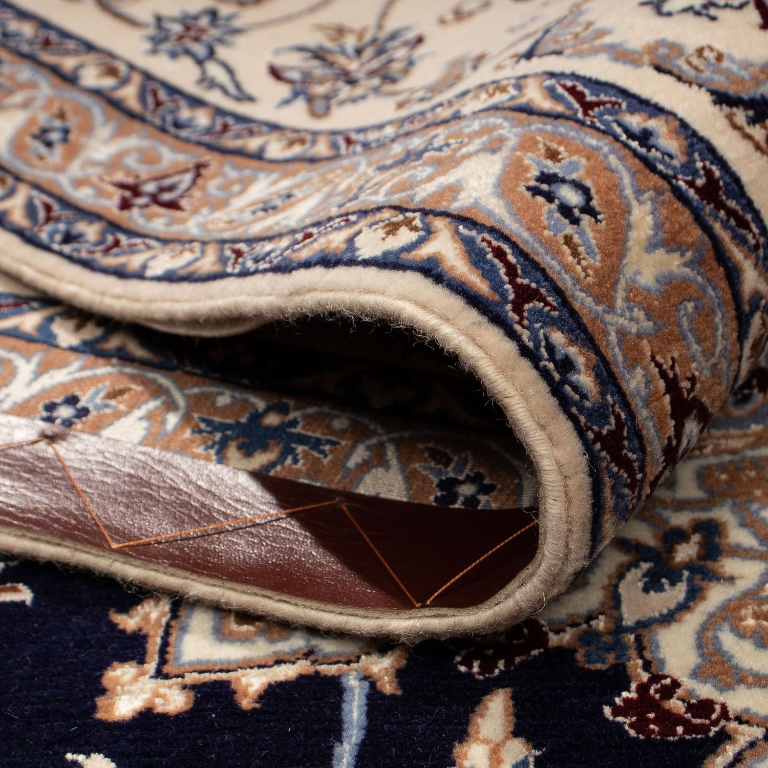 Persisk tæppe - Nain - Premium - 328 x 215 cm - beige