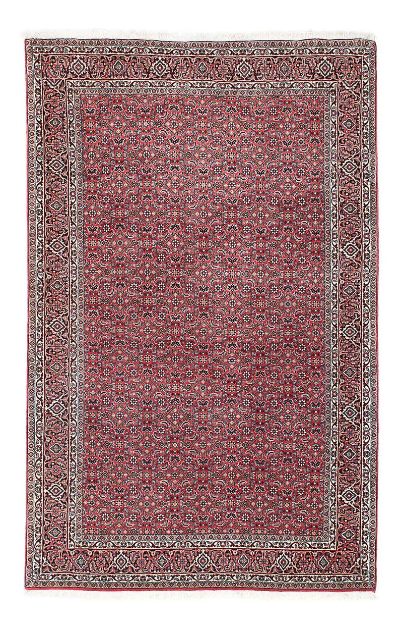 Persisk tæppe - Bijar - 208 x 132 cm - rød