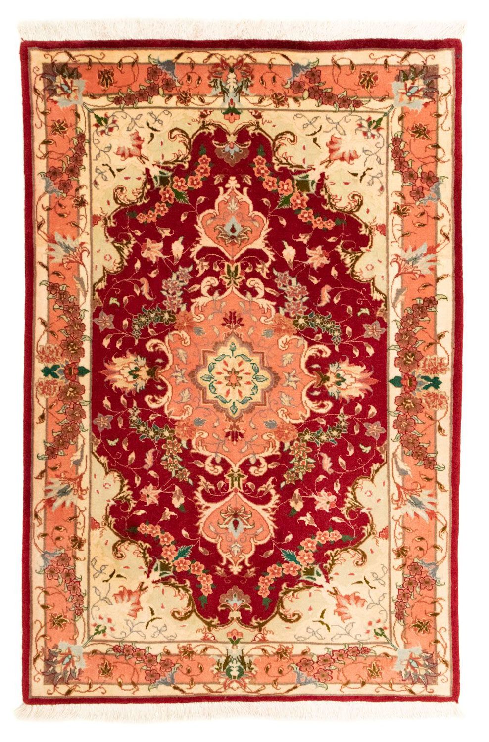 Persisk tæppe - Tabriz - Royal - 113 x 78 cm - rød