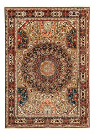 Persisk tæppe - Tabriz - Royal - 360 x 260 cm - flerfarvet