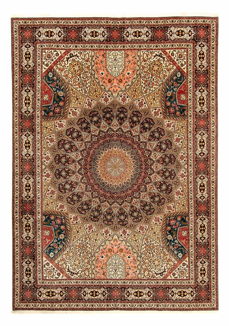 Persisk tæppe - Tabriz - Royal - 360 x 260 cm - flerfarvet