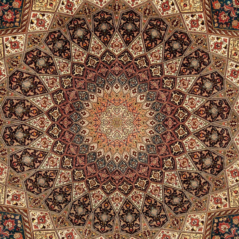 Persisk tæppe - Tabriz - Royal - 360 x 260 cm - flerfarvet