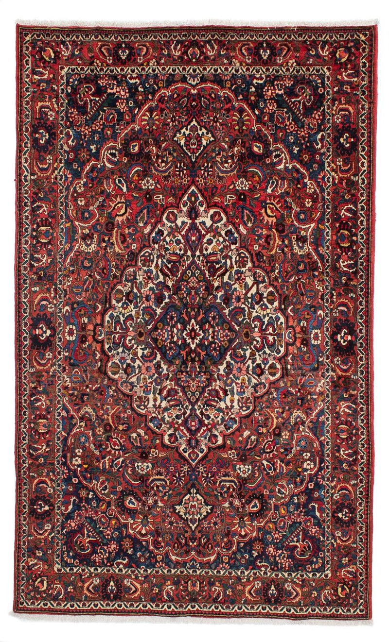 Persisk tæppe - Nomadisk - 312 x 202 cm - mørkerød