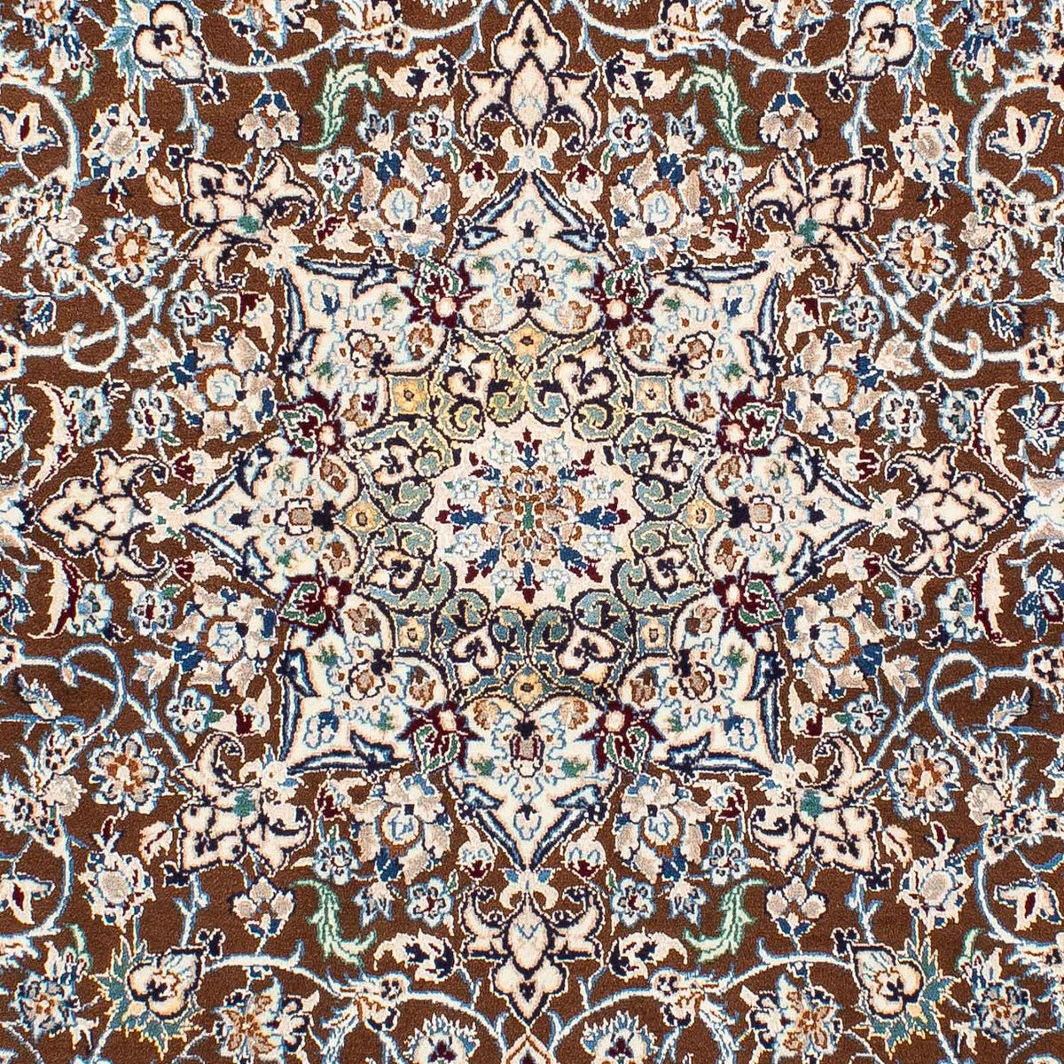 Persisk tæppe - Nain - Royal - 253 x 150 cm - mørkeblå