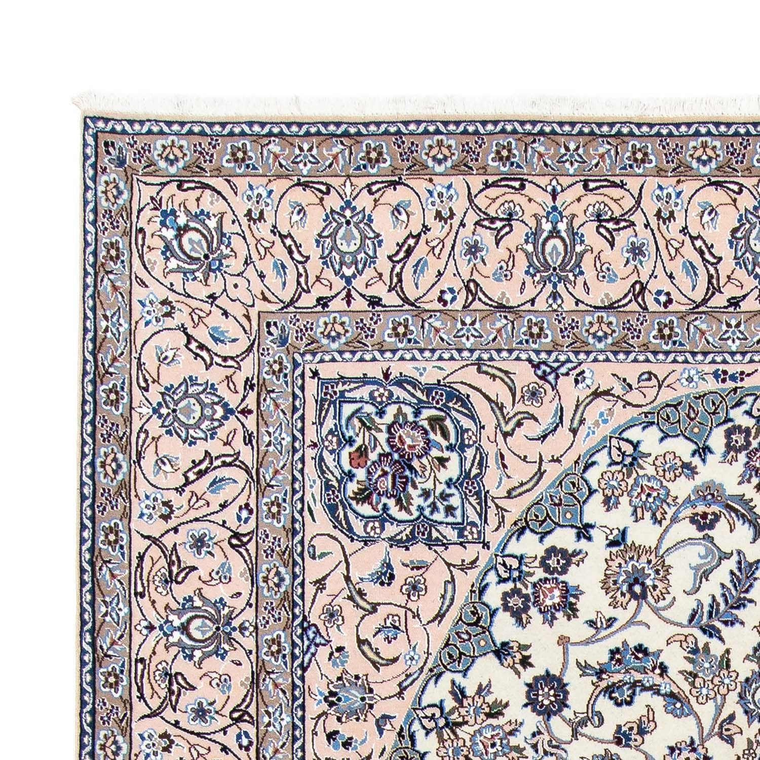 Persisk tæppe - Nain - Premium - 300 x 200 cm - beige