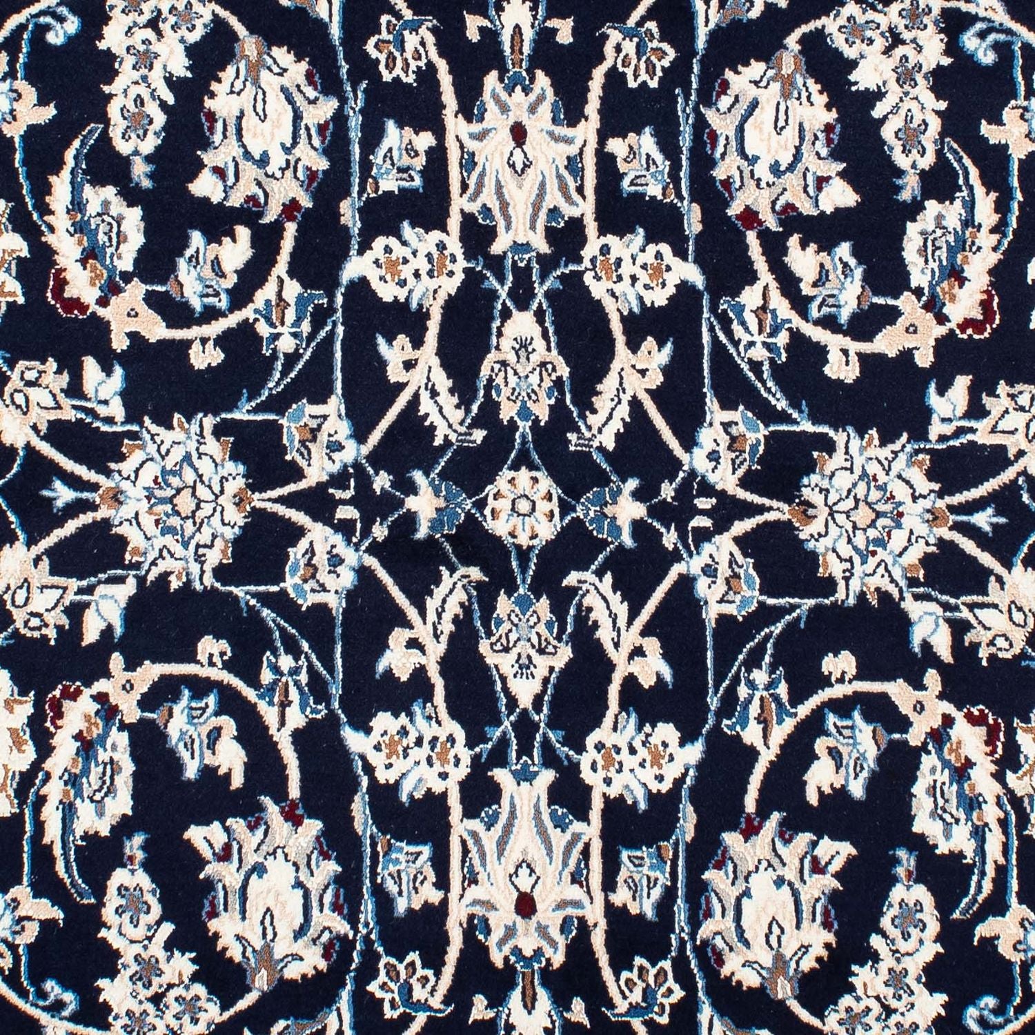 Persisk tæppe - Nain - Royal - 231 x 155 cm - mørkeblå