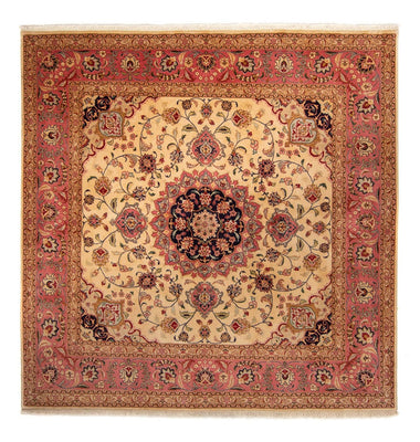 Persisk tæppe - Tabriz firkantet  - 250 x 244 cm - beige