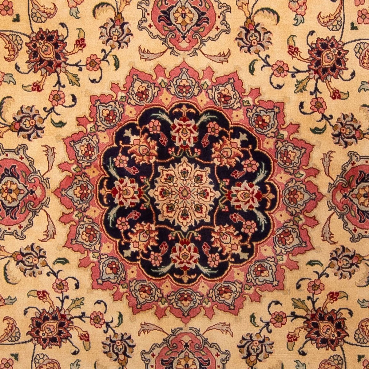 Persisk tæppe - Tabriz firkantet  - 250 x 244 cm - beige