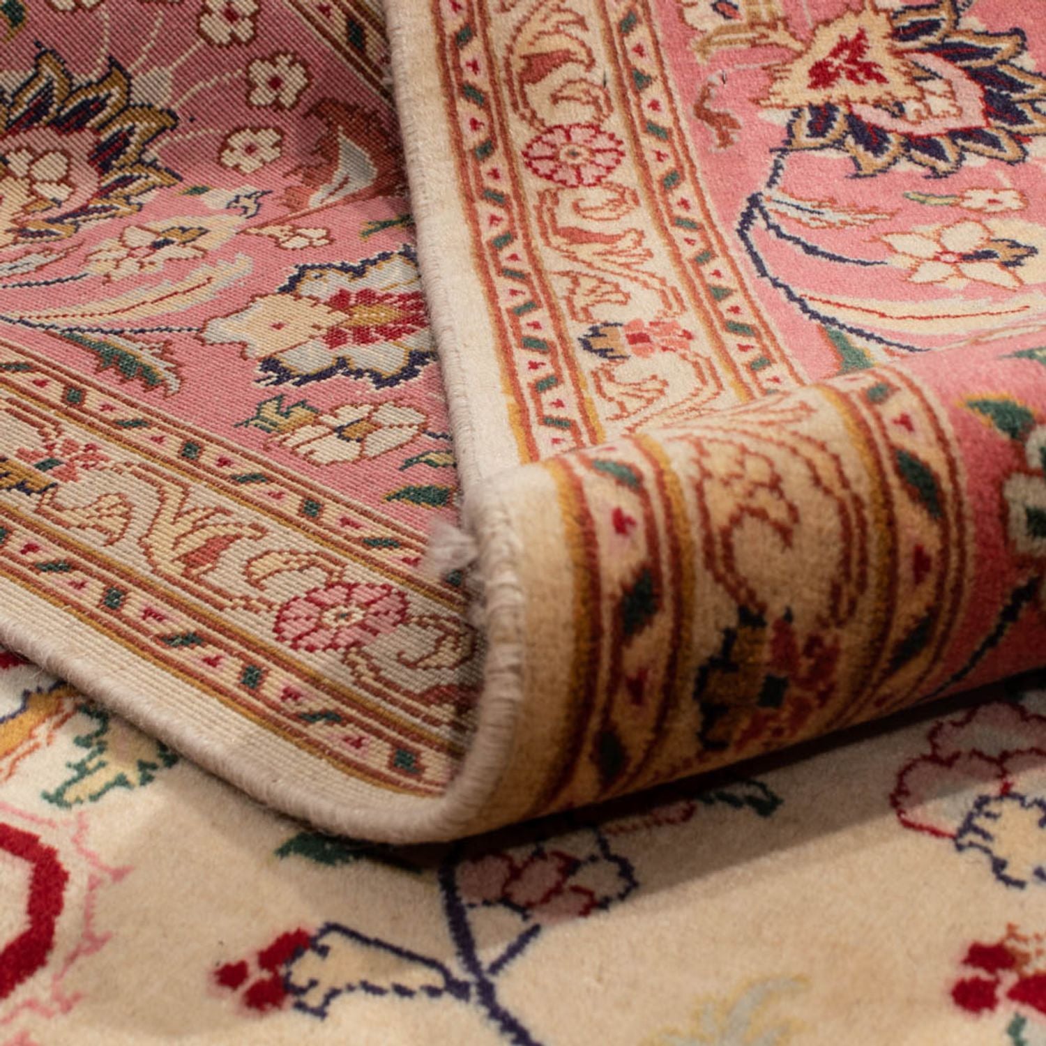 Persisk tæppe - Tabriz firkantet  - 250 x 244 cm - beige