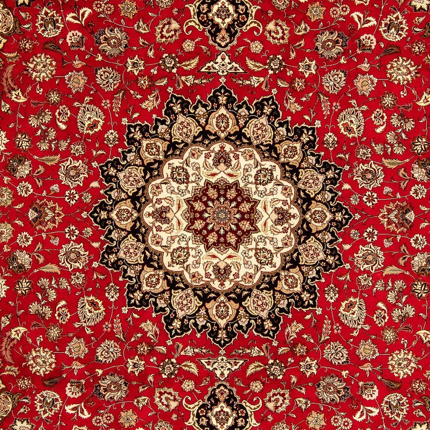 Persisk tæppe - Tabriz - Royal - 358 x 250 cm - rød