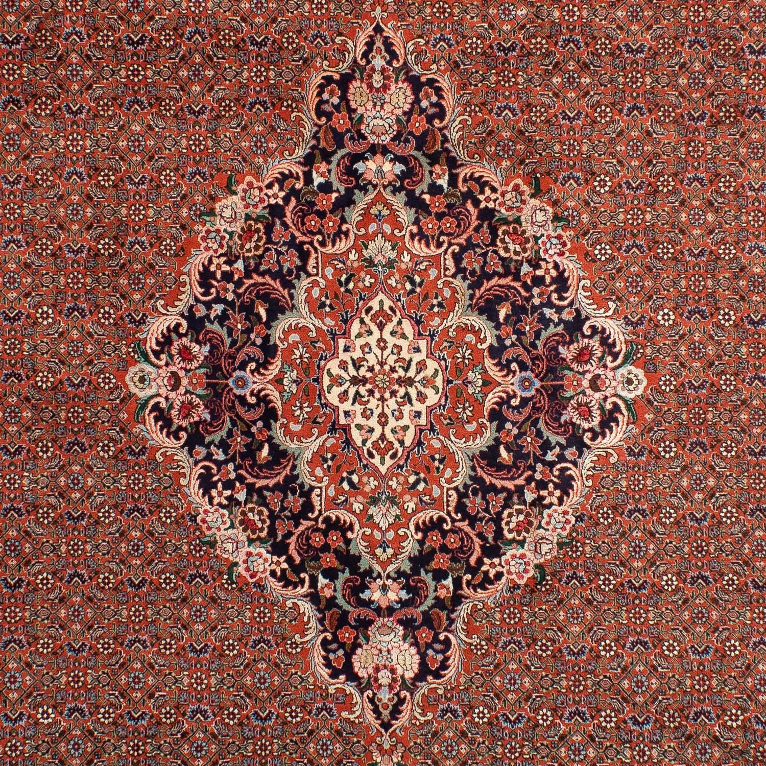 Persisk tæppe - Bijar - 298 x 203 cm - flerfarvet