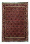 Bidjar Tæppe 172x246cm - Persisk tæppe - Rektangulær / Mørkerød / 172 x 246 cm Rektangulær