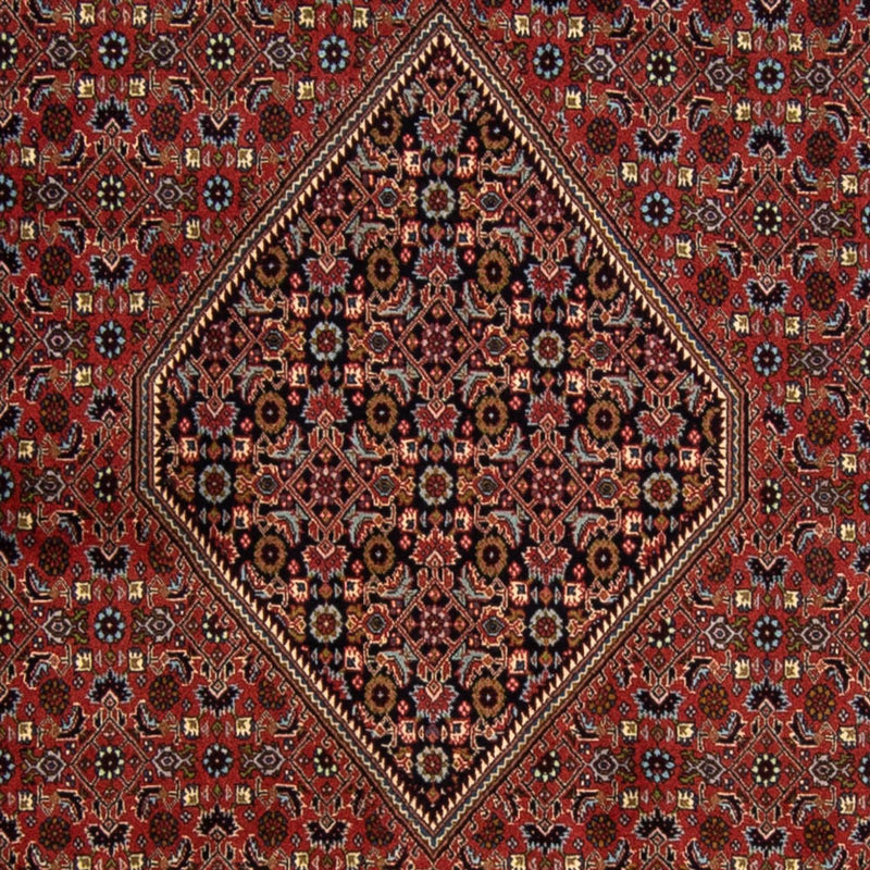 Persisk tæppe - Bijar - 337 x 250 cm - mørkerød