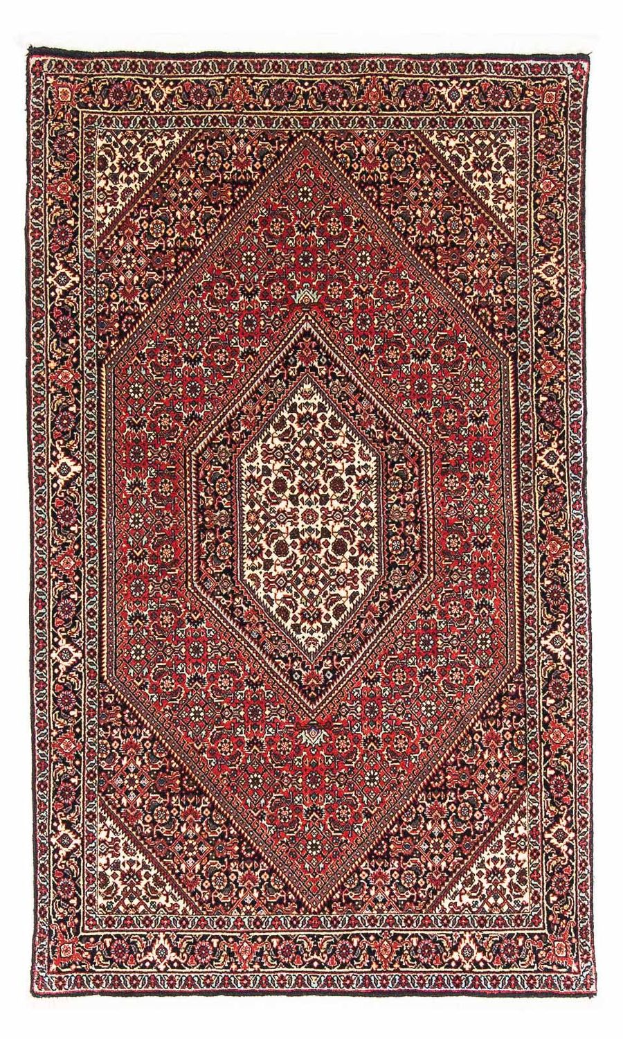 Persisk tæppe - Bijar - 153 x 89 cm - rød