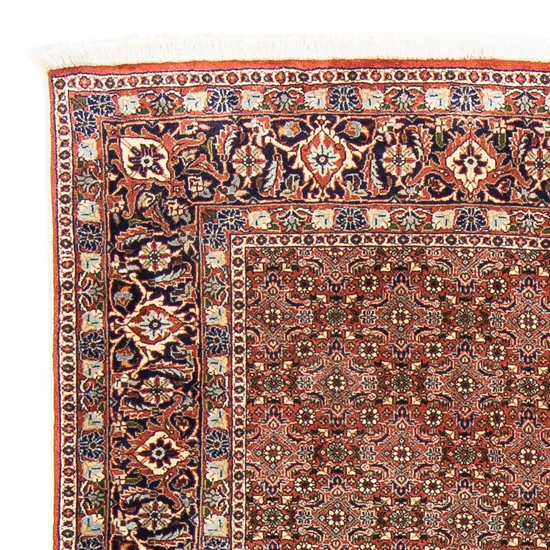 Persisk tæppe - Bijar - 235 x 167 cm - lysrød