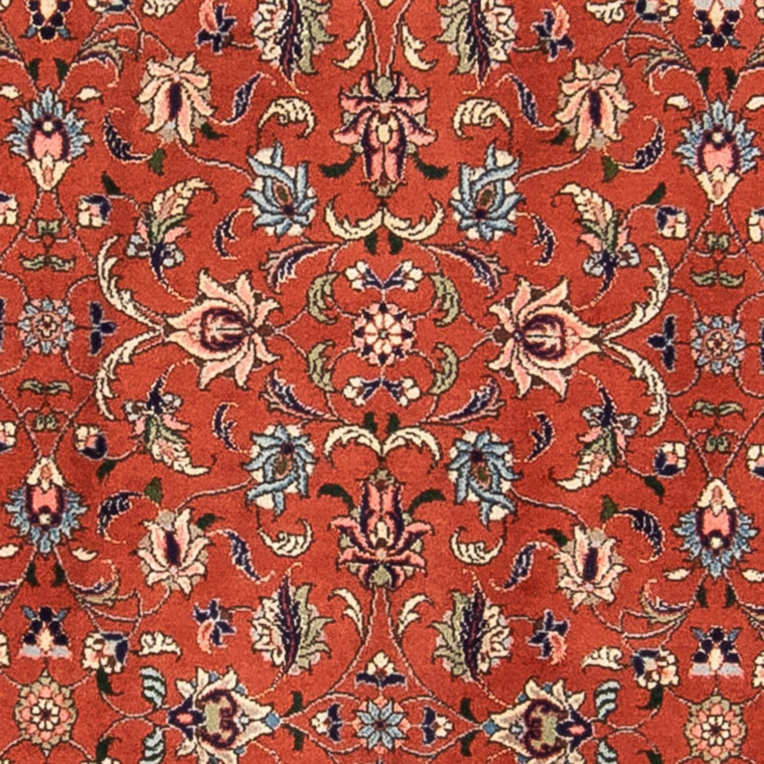 Persisk tæppe - Bijar - 242 x 173 cm - mørkerød