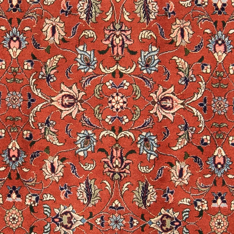 Persisk tæppe - Bijar - 242 x 173 cm - mørkerød