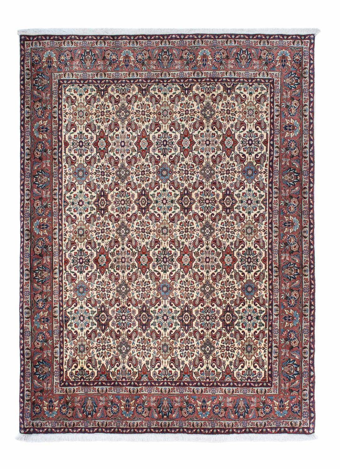 Persisk tæppe - Bijar - 195 x 148 cm - beige