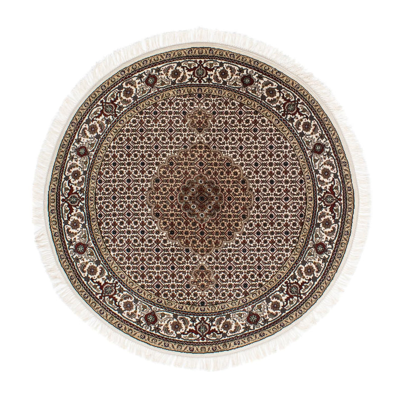 Persisk tæppe - Tabriz rundt  - 148 x 147 cm - flerfarvet