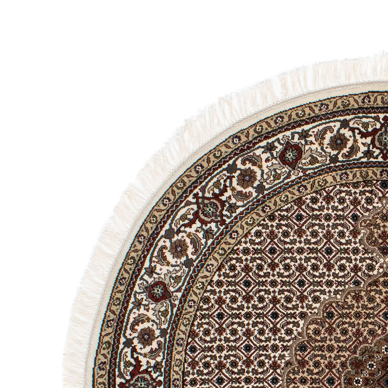 Persisk tæppe - Tabriz rundt  - 148 x 147 cm - flerfarvet