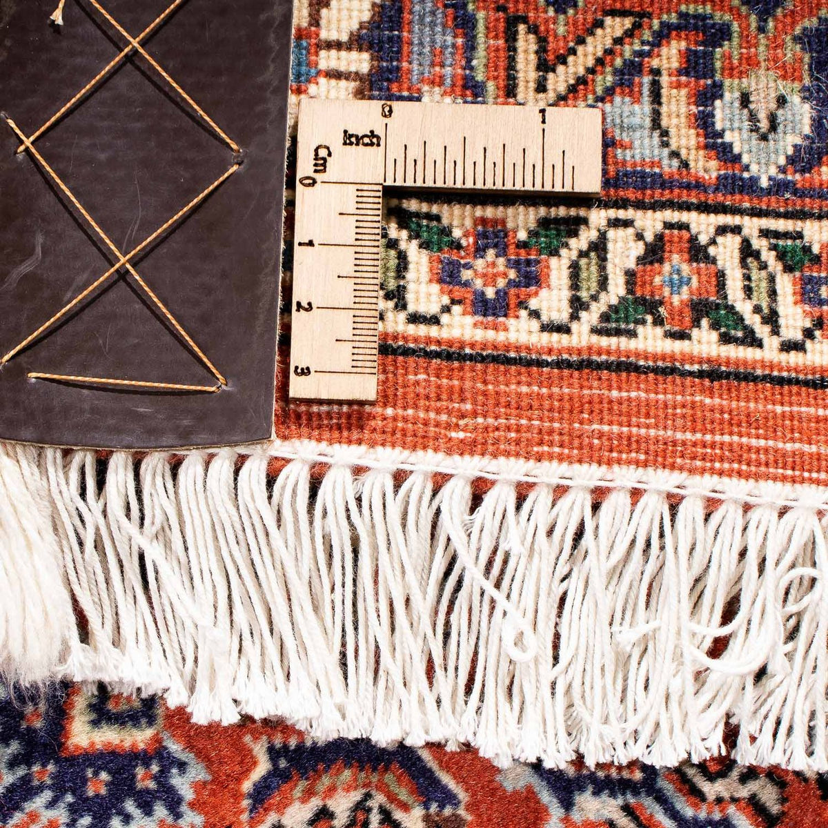 Persisk tæppe - Bijar - 245 x 167 cm - lys brun