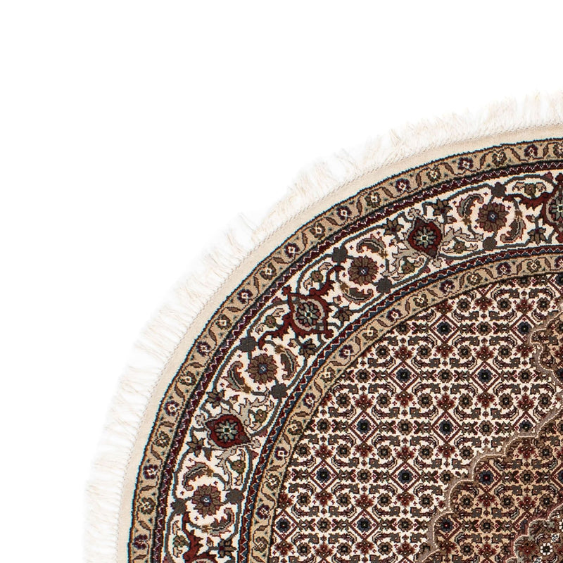Persisk tæppe - Tabriz rundt  - 150 x 150 cm - flerfarvet