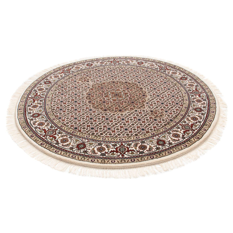 Persisk tæppe - Tabriz rundt  - 150 x 150 cm - flerfarvet