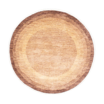 Ziegler Tæppe - Moderne rundt  - 153 x 151 cm - brun