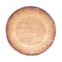 Ziegler Tæppe - Moderne rundt  - 153 x 151 cm - brun