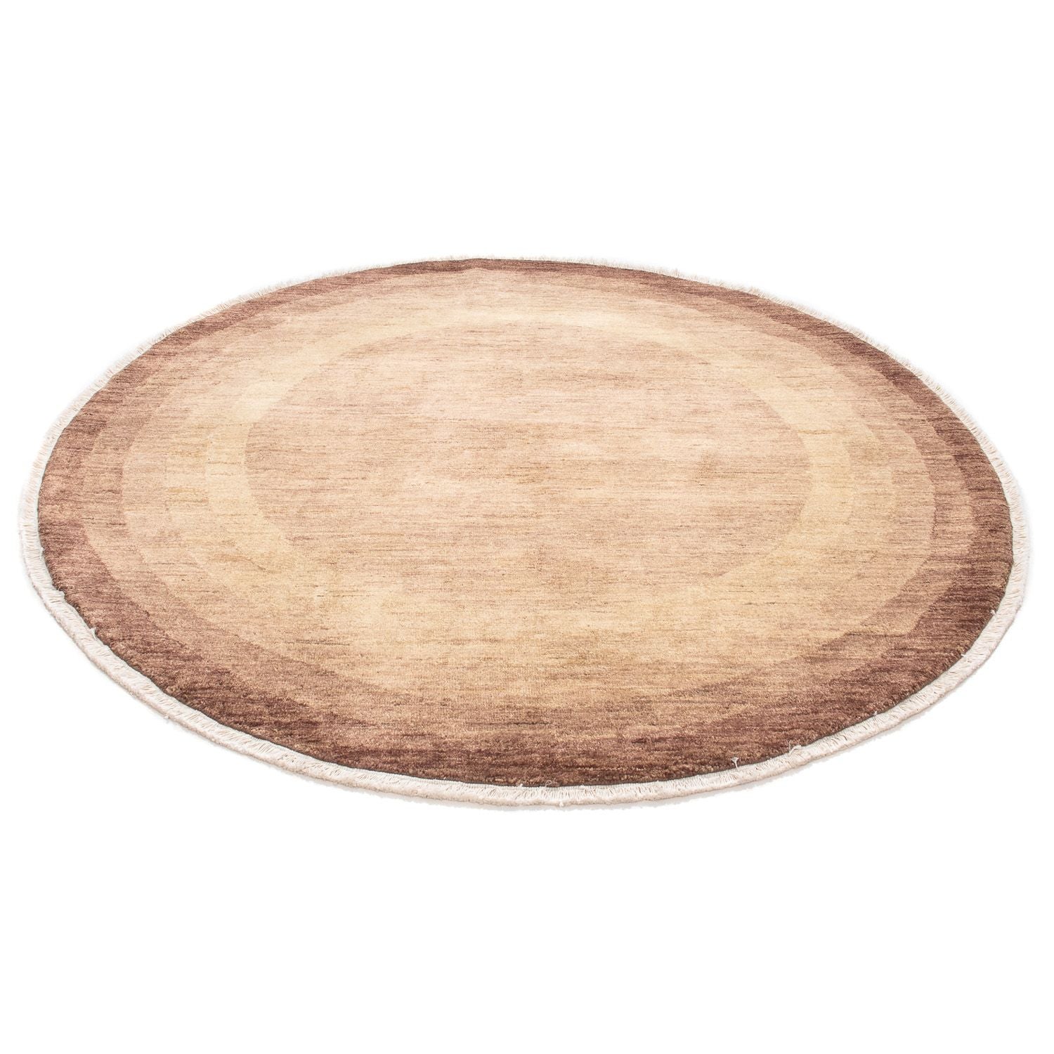 Ziegler Tæppe - Moderne rundt  - 153 x 151 cm - brun