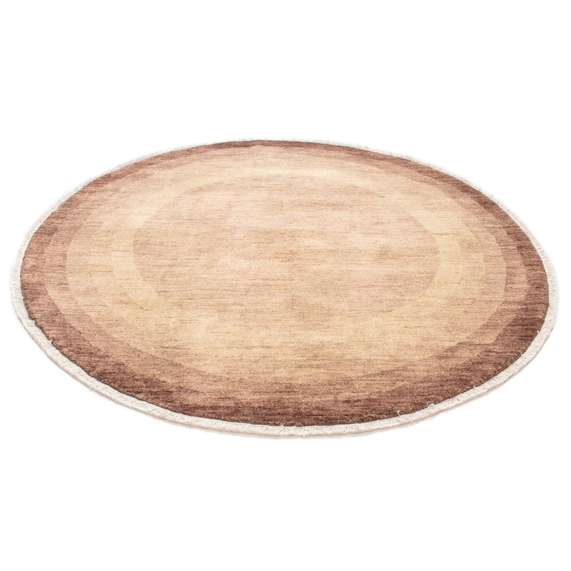 Ziegler Tæppe - Moderne rundt  - 153 x 151 cm - brun