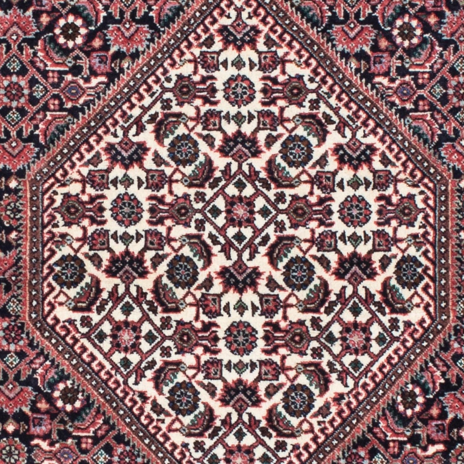 Løber Persisk tæppe - Bijar - 199 x 72 cm - mørkeblå