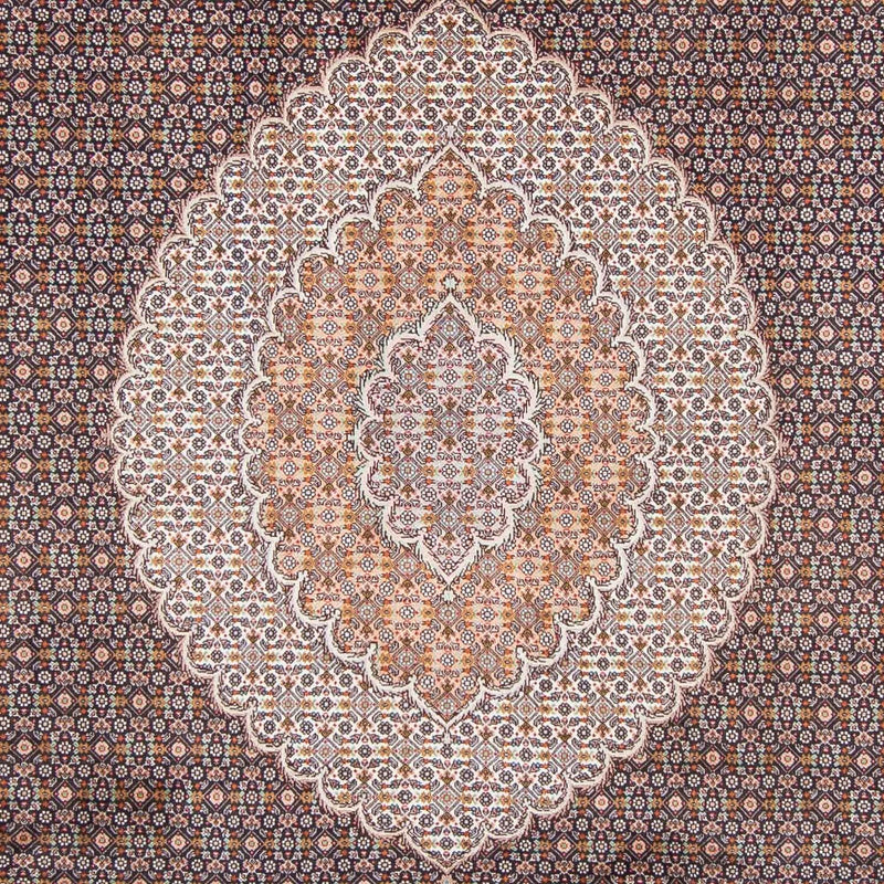Persisk tæppe - Tabriz - 295 x 205 cm - mørkeblå