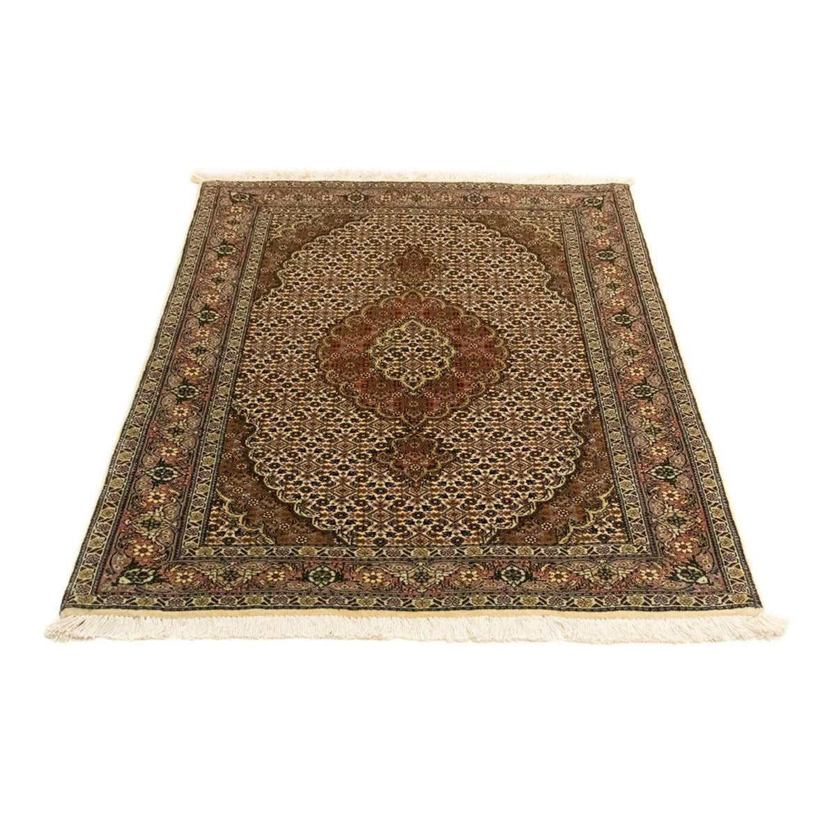 Persisk tæppe - Tabriz - Royal - 113 x 84 cm - beige
