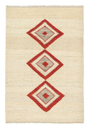 Gabbeh-tæppe - Persisk - 186 x 125 cm - beige