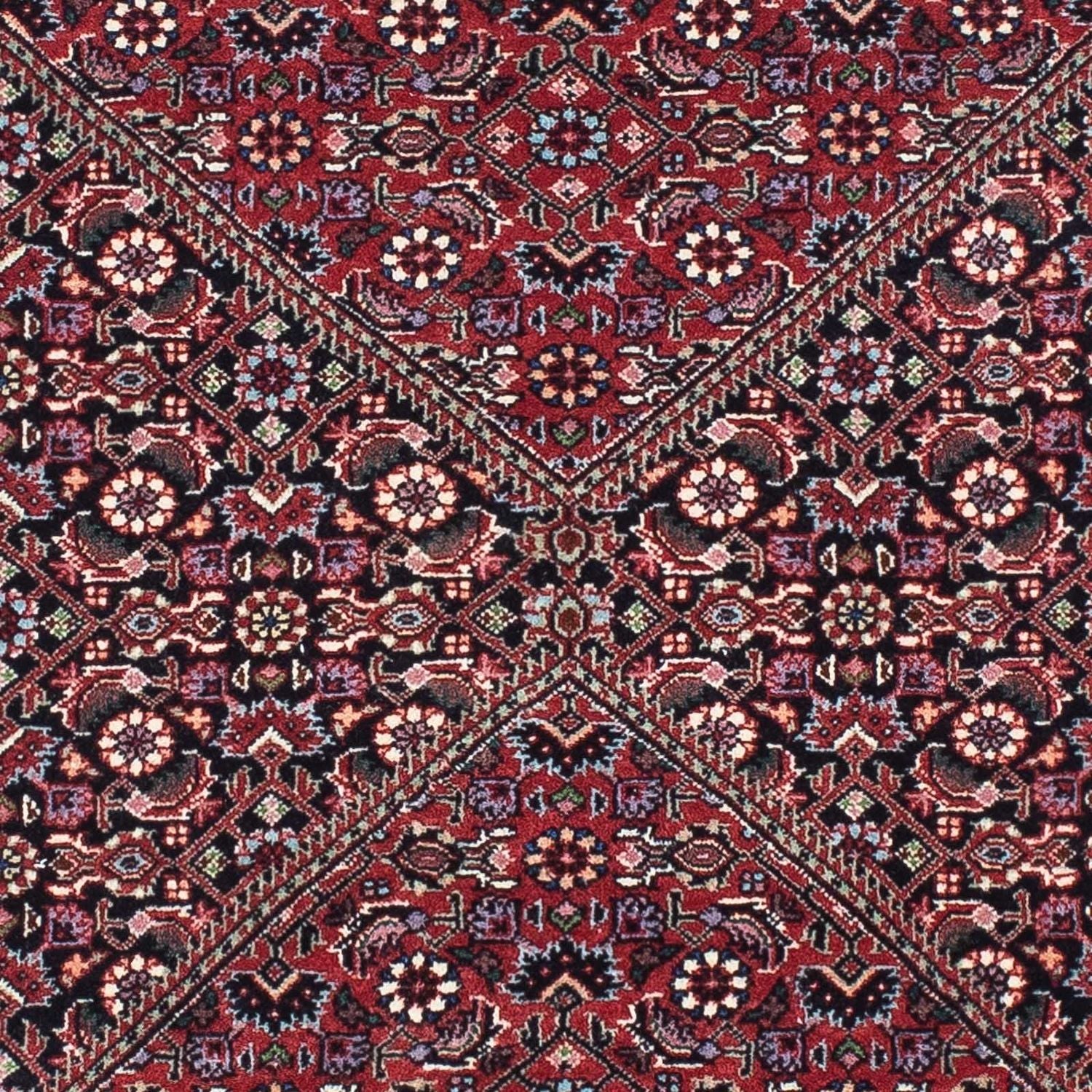 Løber Persisk tæppe - Bijar - 193 x 76 cm - rød
