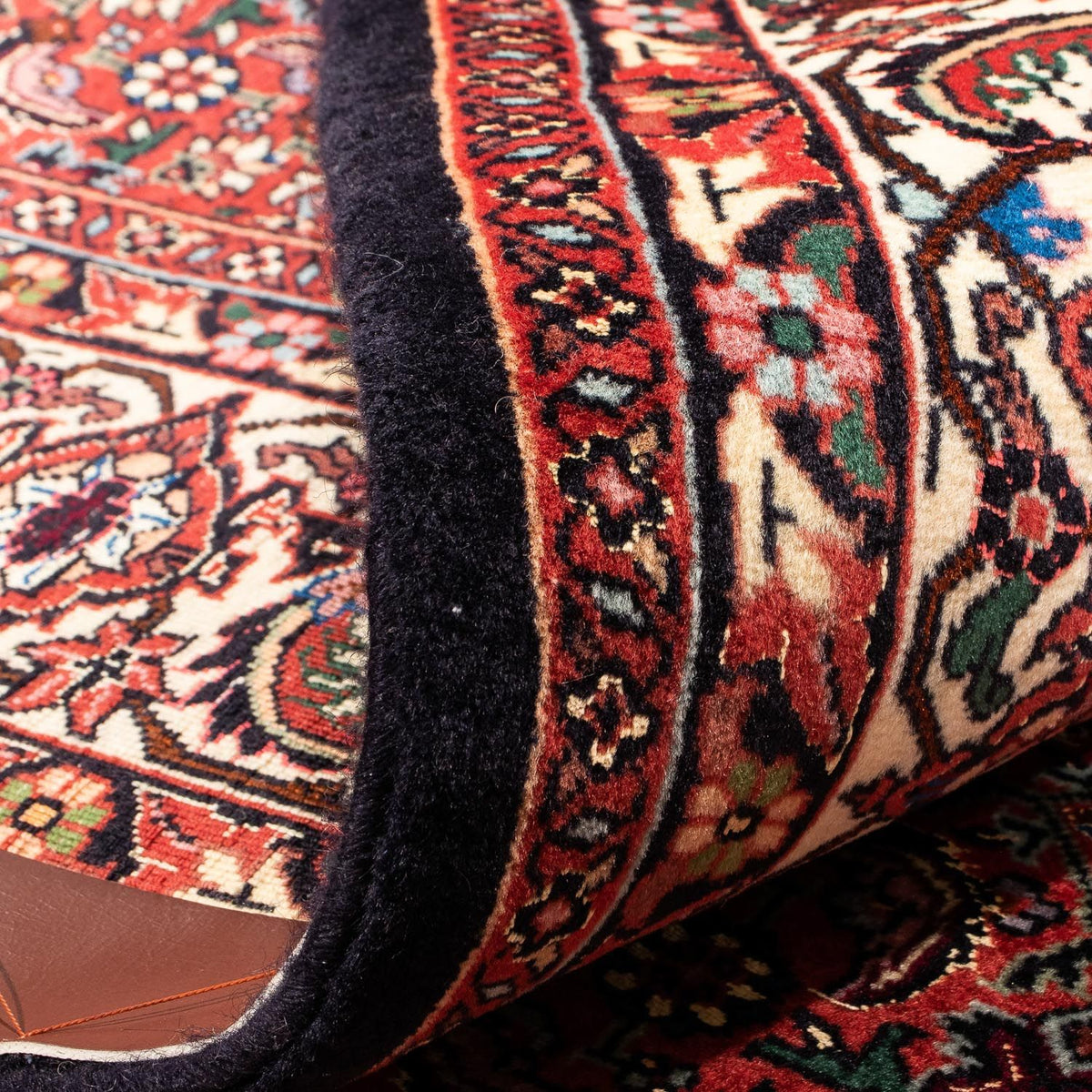 Persisk tæppe - Bijar - 240 x 170 cm - rød