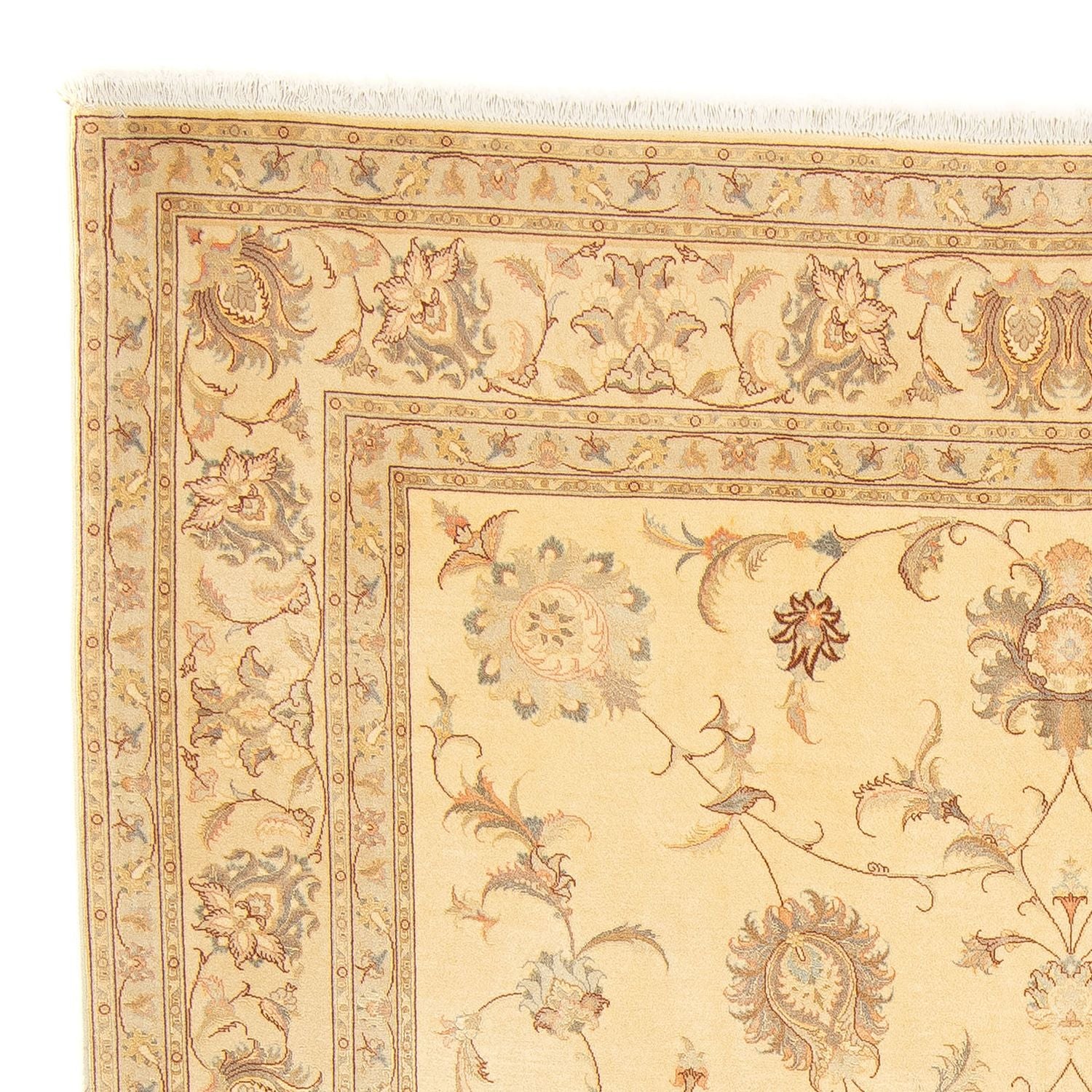 Persisk tæppe - Tabriz - Royal - 242 x 202 cm - beige