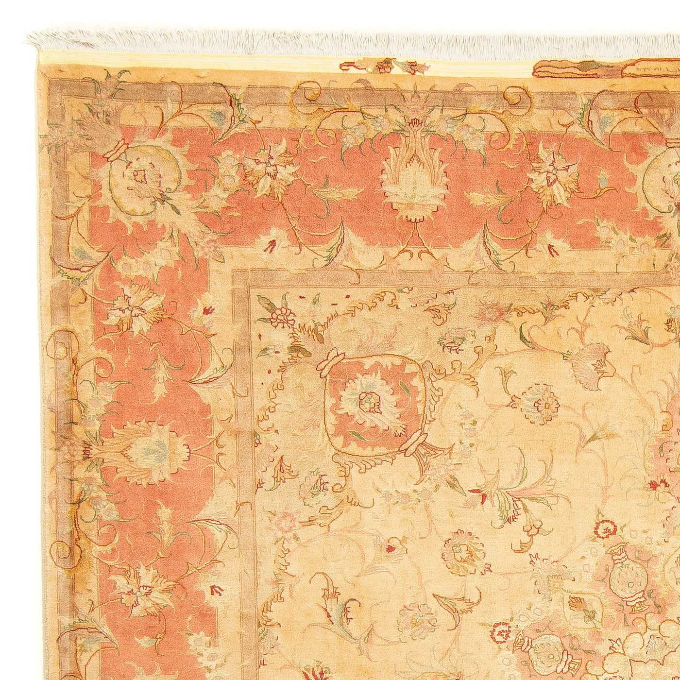 Tabriz - 50 Raj Tæppe 203x200cm - Persisk tæppe