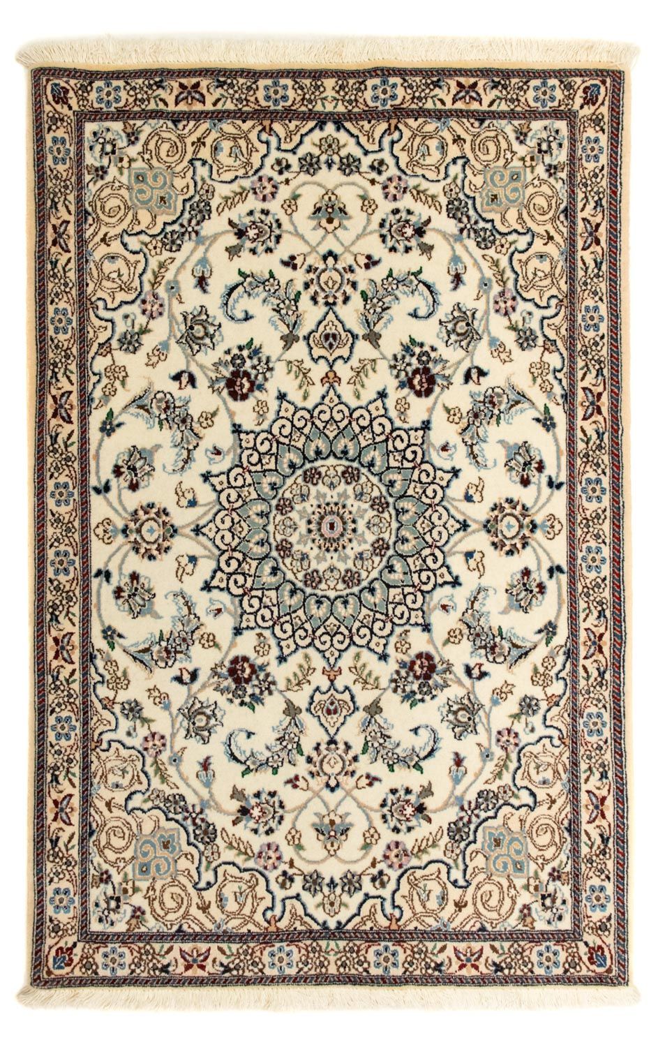 Persisk tæppe - Nain - Royal - 135 x 88 cm - beige