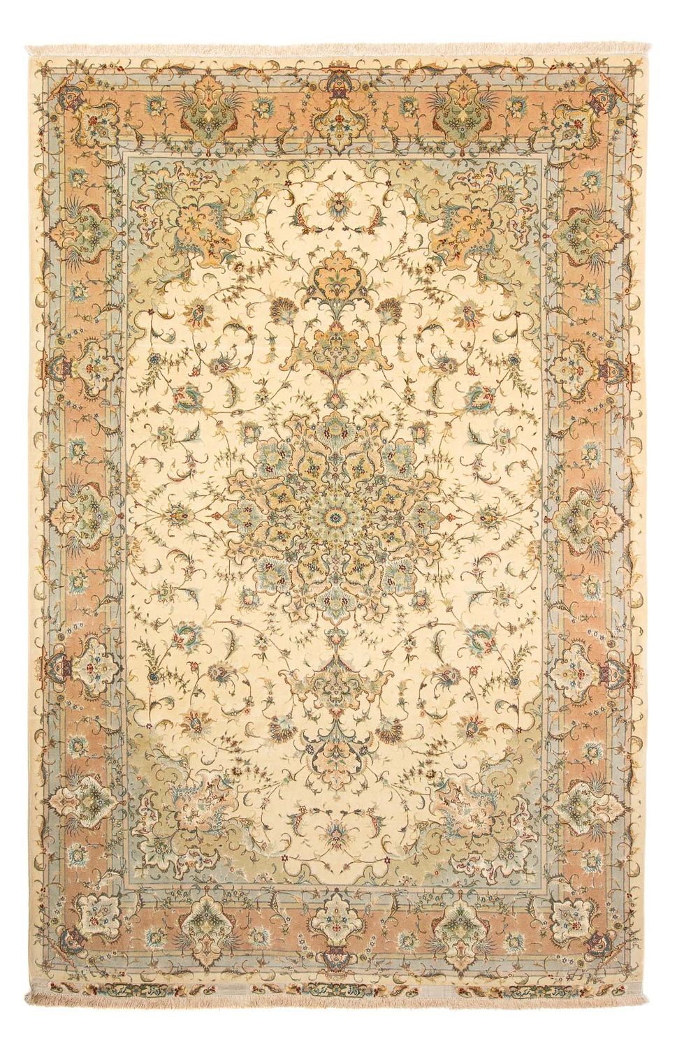 Persisk tæppe - Tabriz - Royal - 308 x 200 cm - beige
