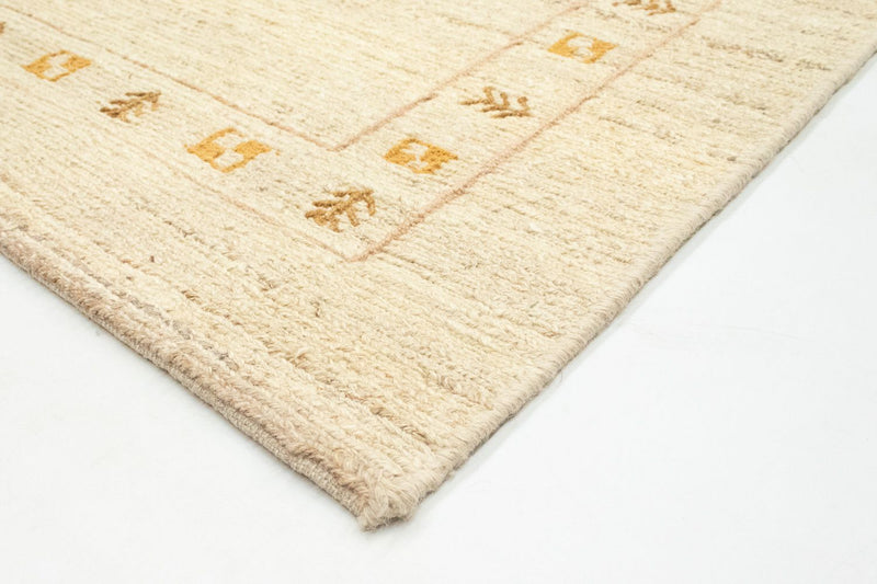 Gabbeh-tæppe - Persisk - 193 x 147 cm - beige