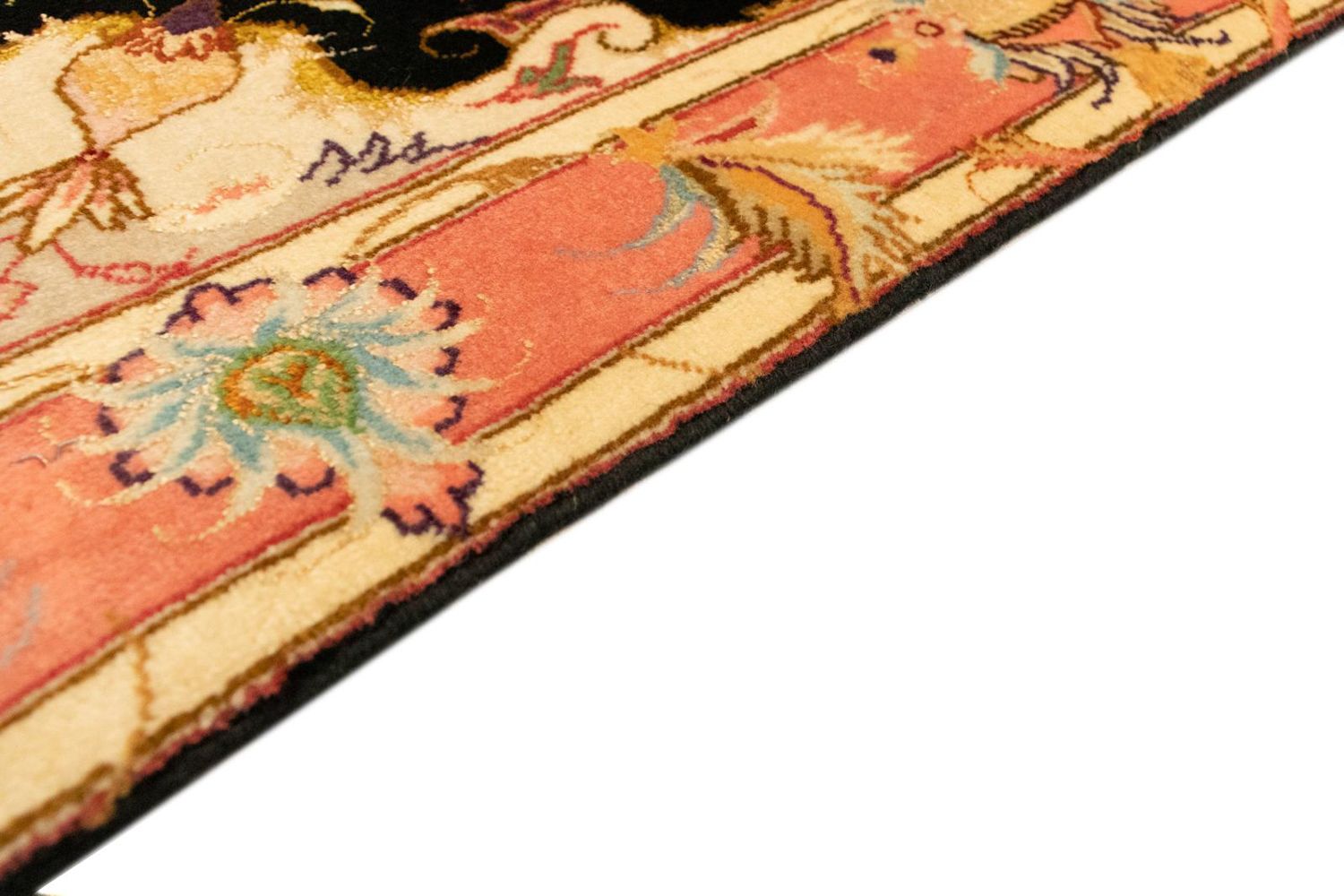 Persisk tæppe - Tabriz - Royal - 118 x 71 cm - sort