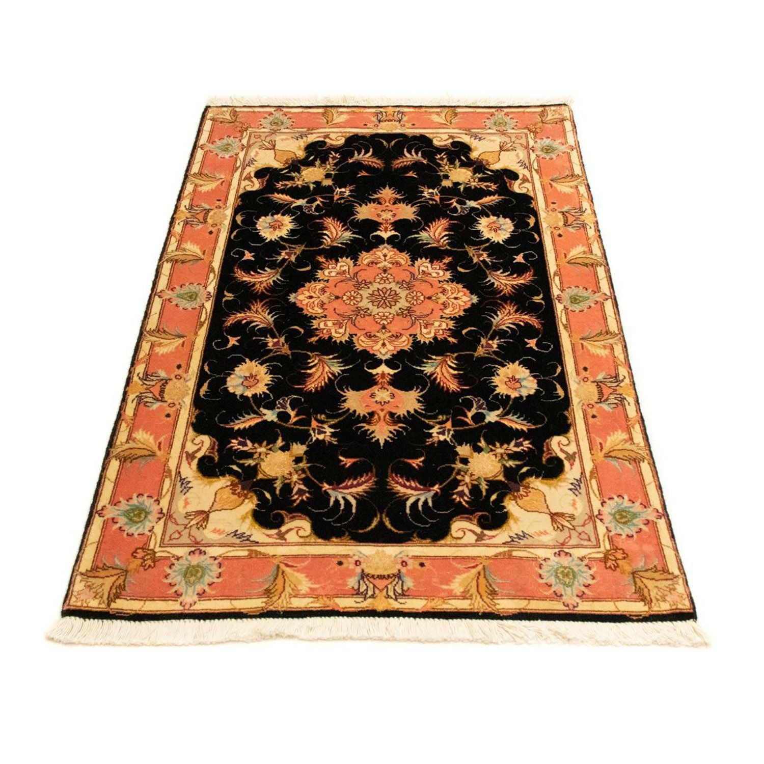 Persisk tæppe - Tabriz - Royal - 118 x 71 cm - sort