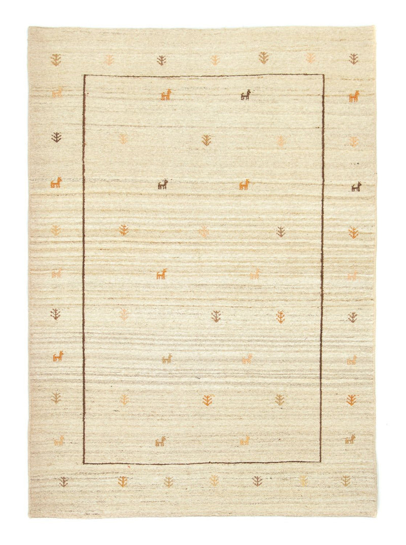 Gabbeh-tæppe - Persisk - 172 x 123 cm - beige