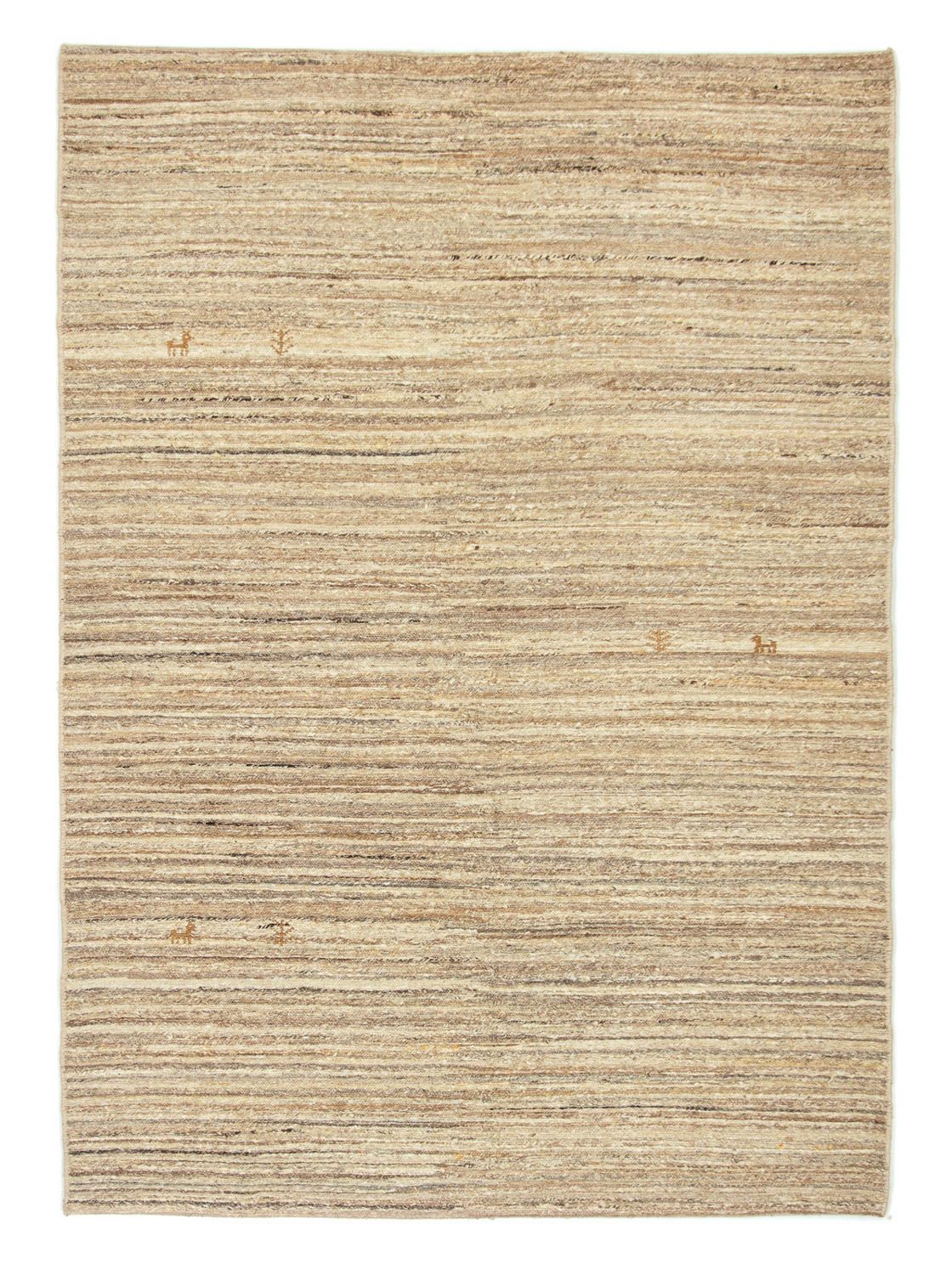 Gabbeh-tæppe - Persisk - 200 x 142 cm - beige