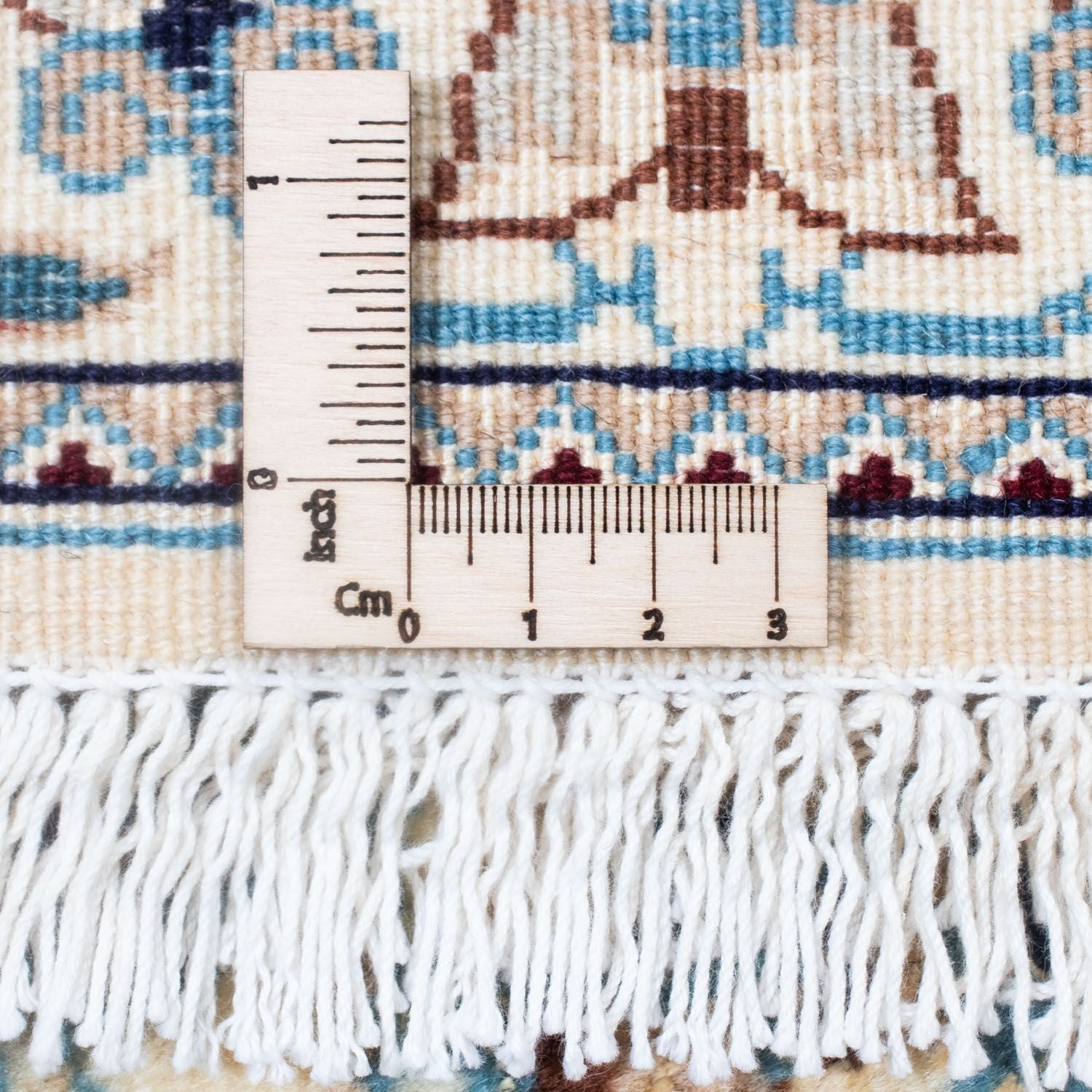 Persisk tæppe - Nain - 293 x 199 cm - beige